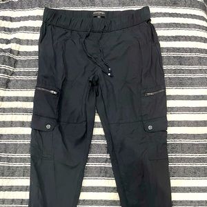 Banana Republic Black Cargo Joggers